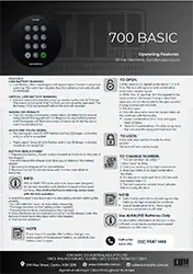 Lock Instruction - 700 Basic